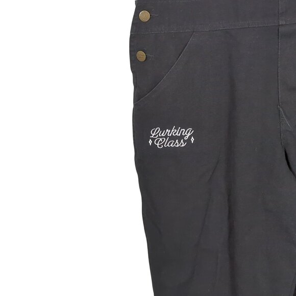 Lurking Class by Sketchy Tank Black Overalls Unisex Streetwear Carpenter Style - Picture 8 of 15